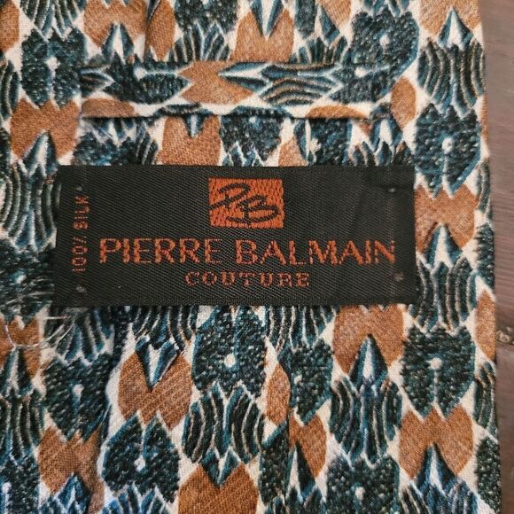 Pierre Balmain vintage silk tie - Picture 4 of 5